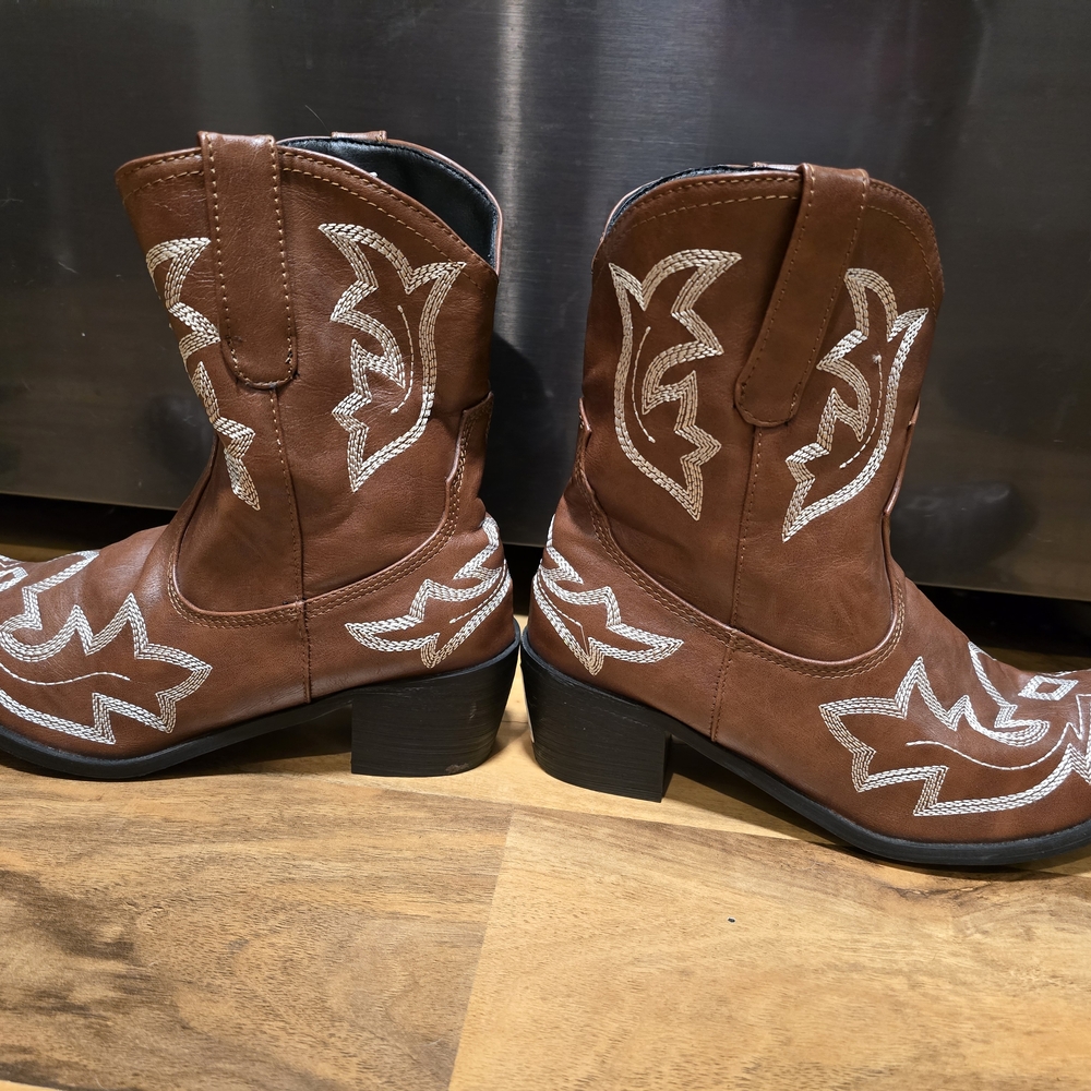Western Cowgirl Boots - Brown